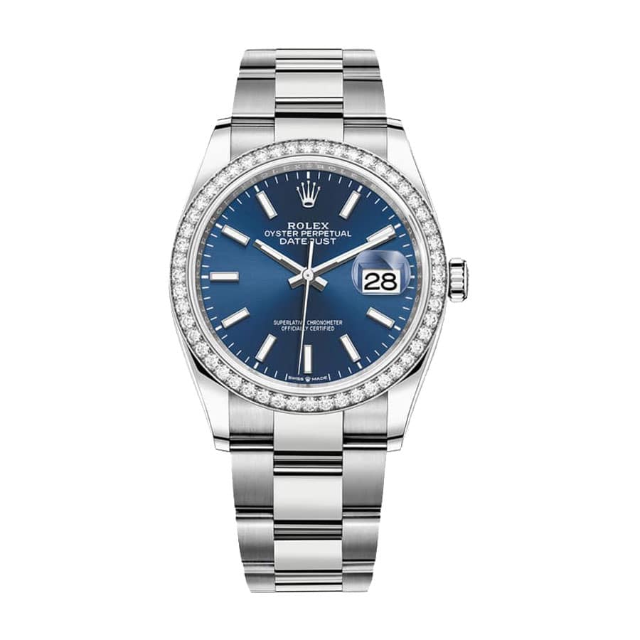 Diamond Markings Stainless Steel 41mm Men