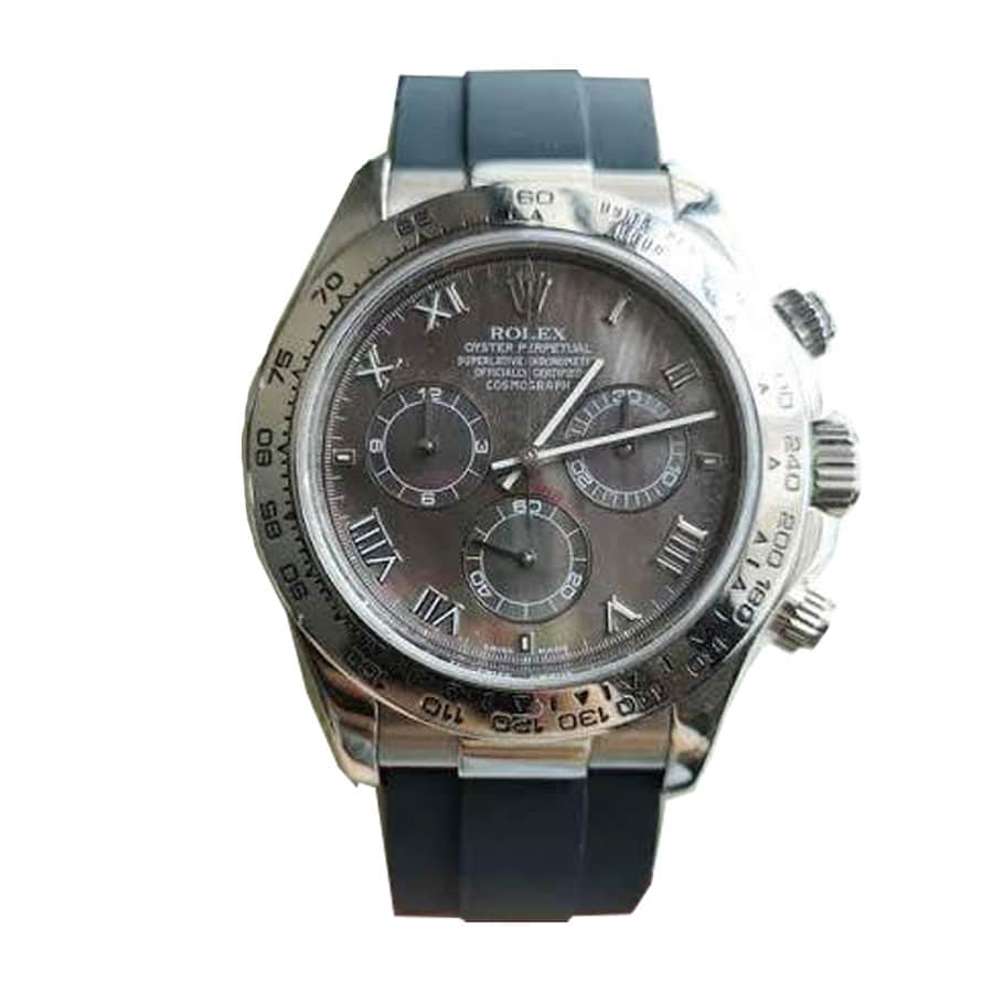 Black Dial Oysterflex 40mm Men