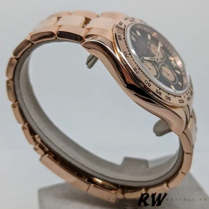 Black Dial Everose Gold 40mm Men