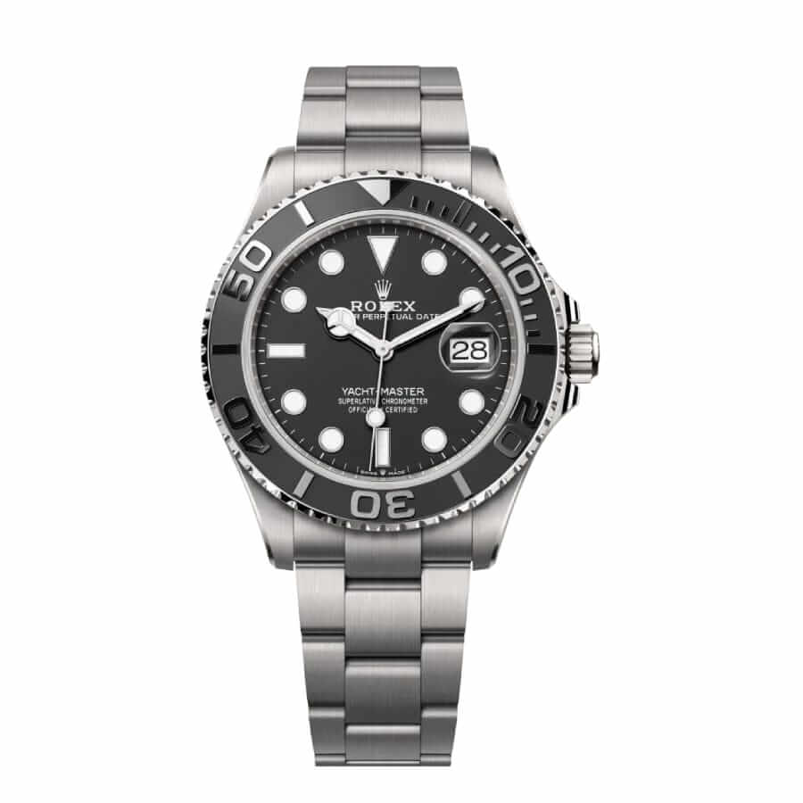 Black Dial Platinum 42mm Men
