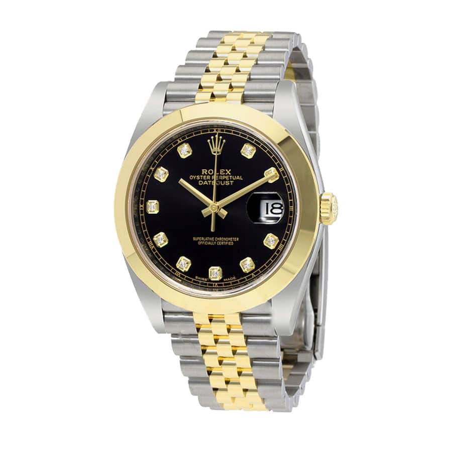 Black Diamond Dial Two-Tone 41mm Men
