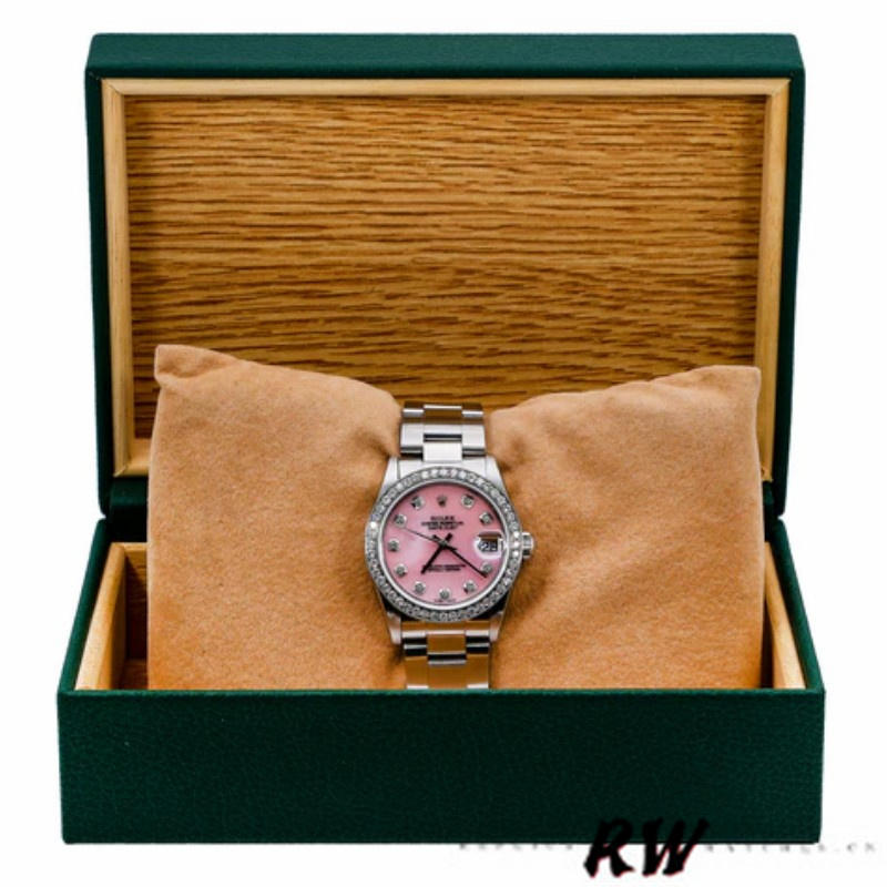 Pink Diamond Dial Ladies 28mm