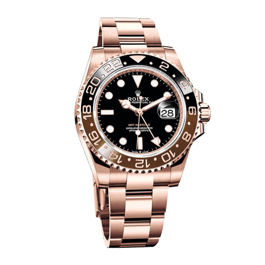 Black Dial Everose Gold 40mm Men