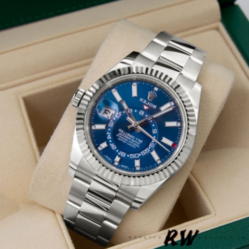 Stainless Steel Blue Dial