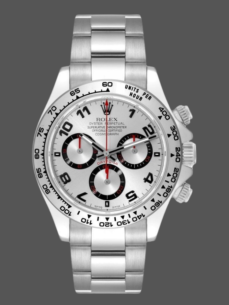 Silver Arabic Dial White Gold 40mm Men