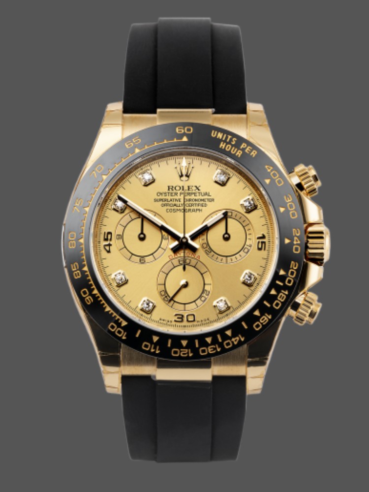 Diamond Champagne Dial Chronograph