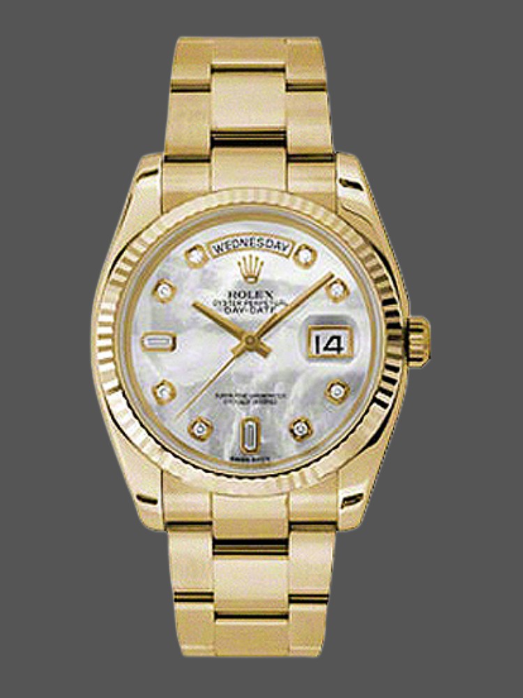 MOP White Dial Date