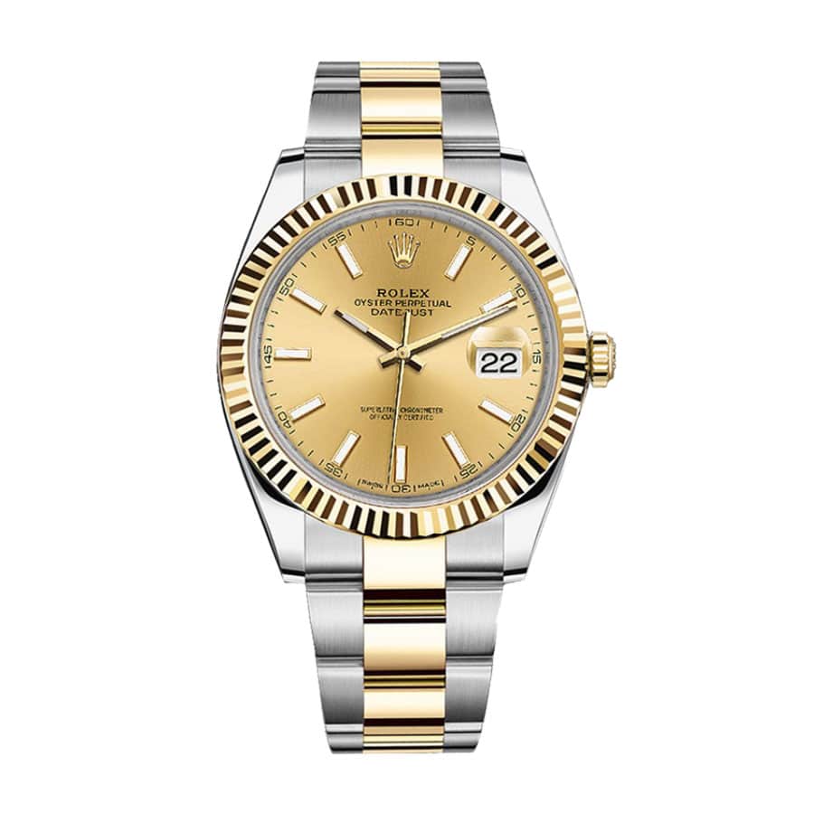Yellow Gold Silver Dial 39mm Men