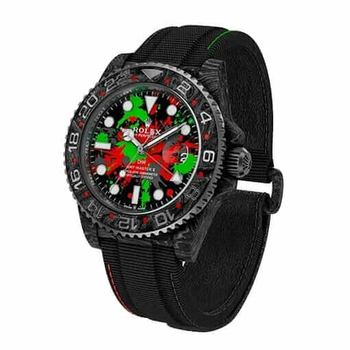 Red & Blue Bezel Everose Gold 40mm Men