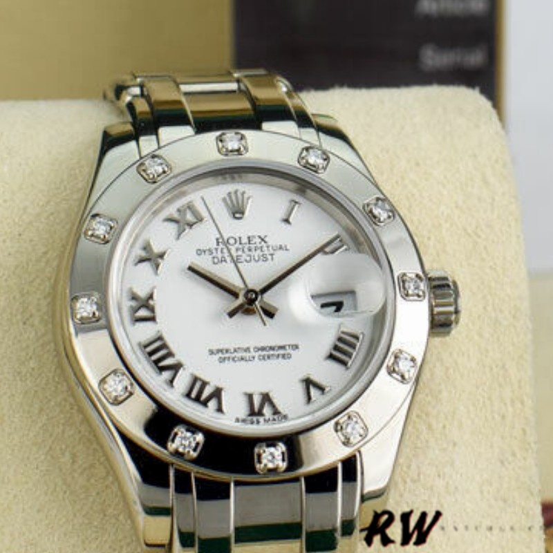 White Roman Dial Lady
