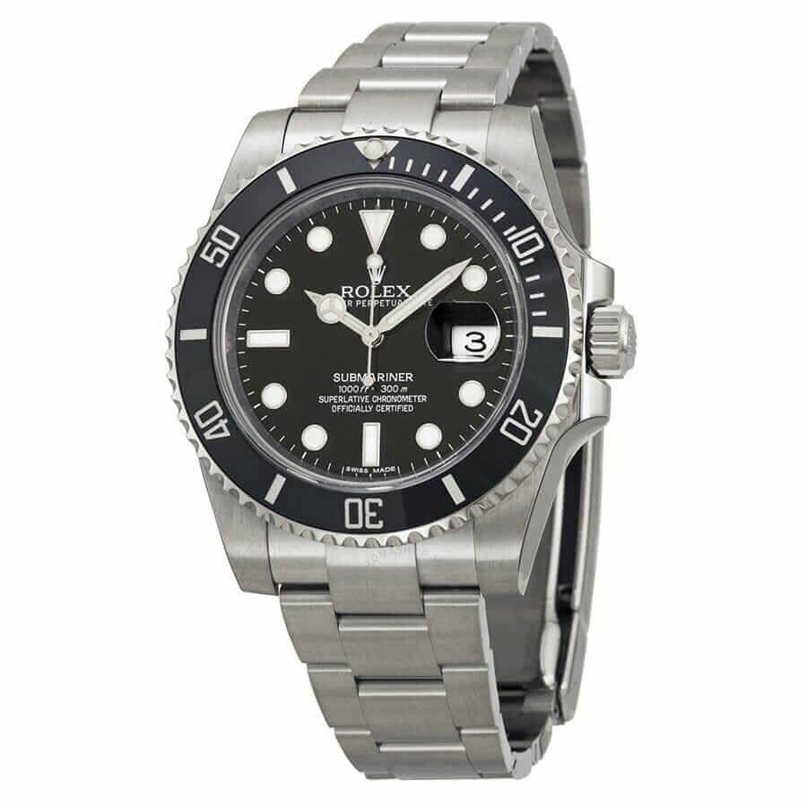 Black Dial Ceramic Bezel Stainless Steel 40mm Men