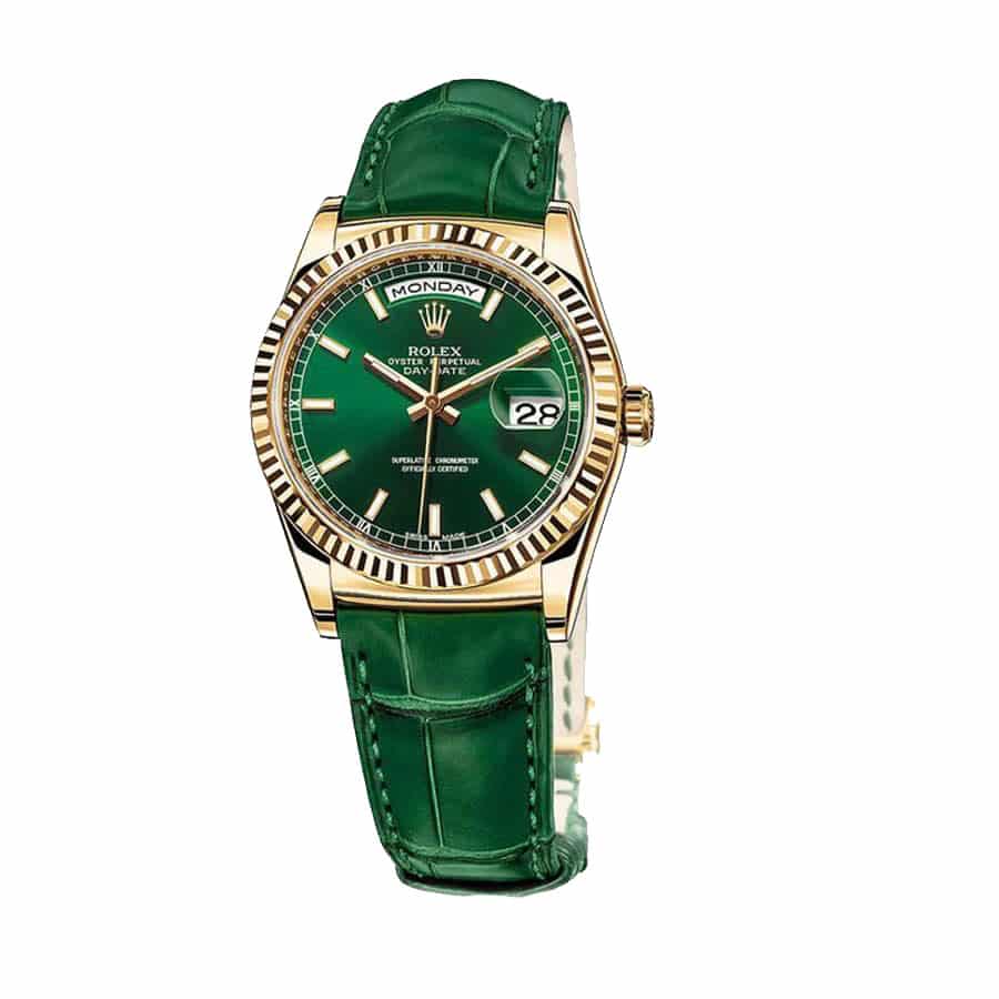 Green Dial Rose Gold 40mm Men