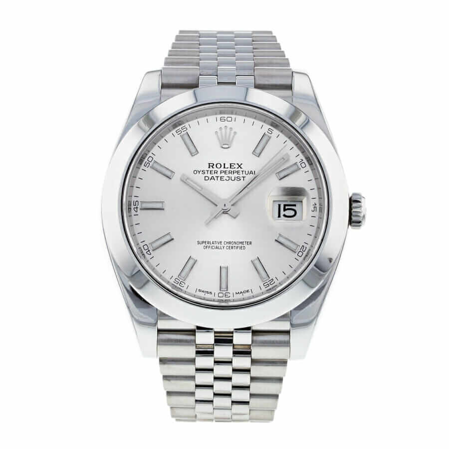 Silver Dial Two-Tone 41mm Men