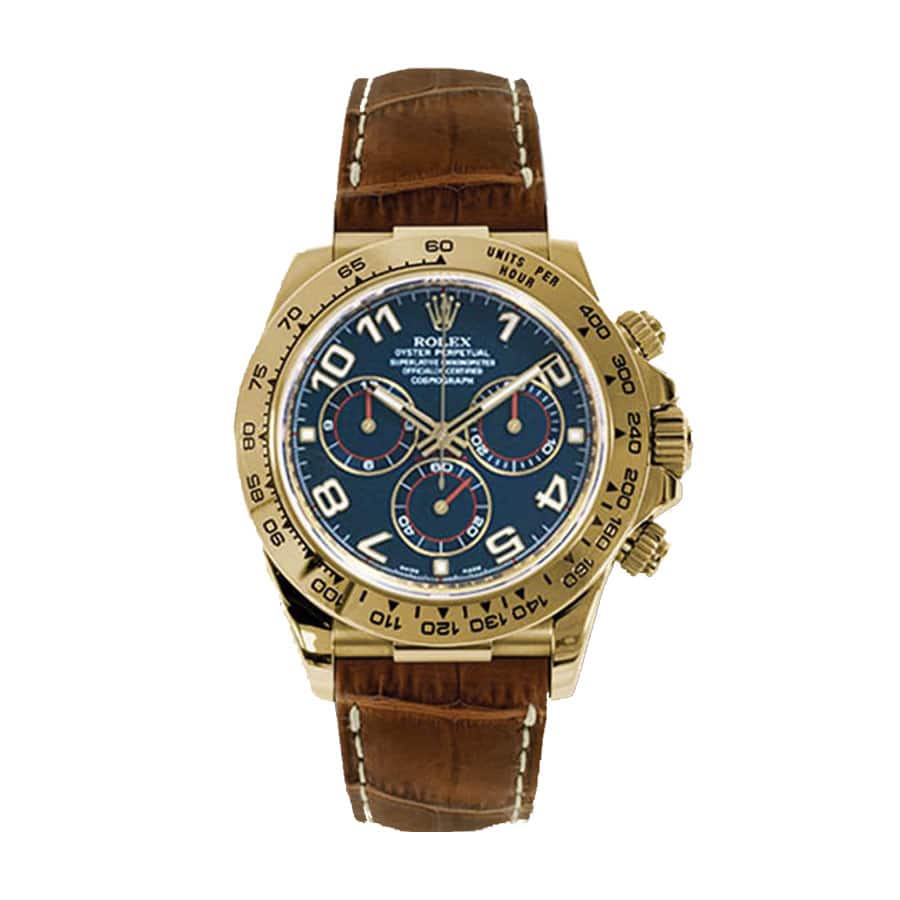 Black Dial Yellow Gold 40mm Men