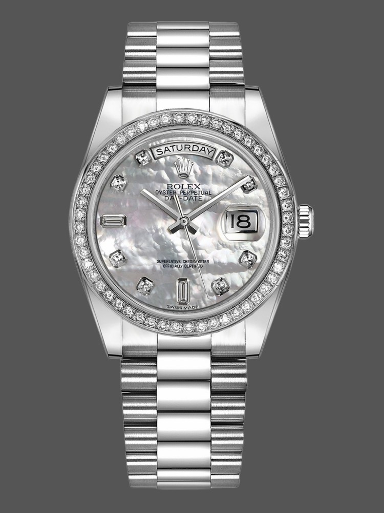 White MOP Dial Date