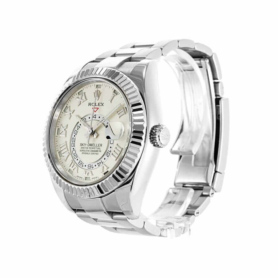 White Dial Yellow Gold 42mm Men