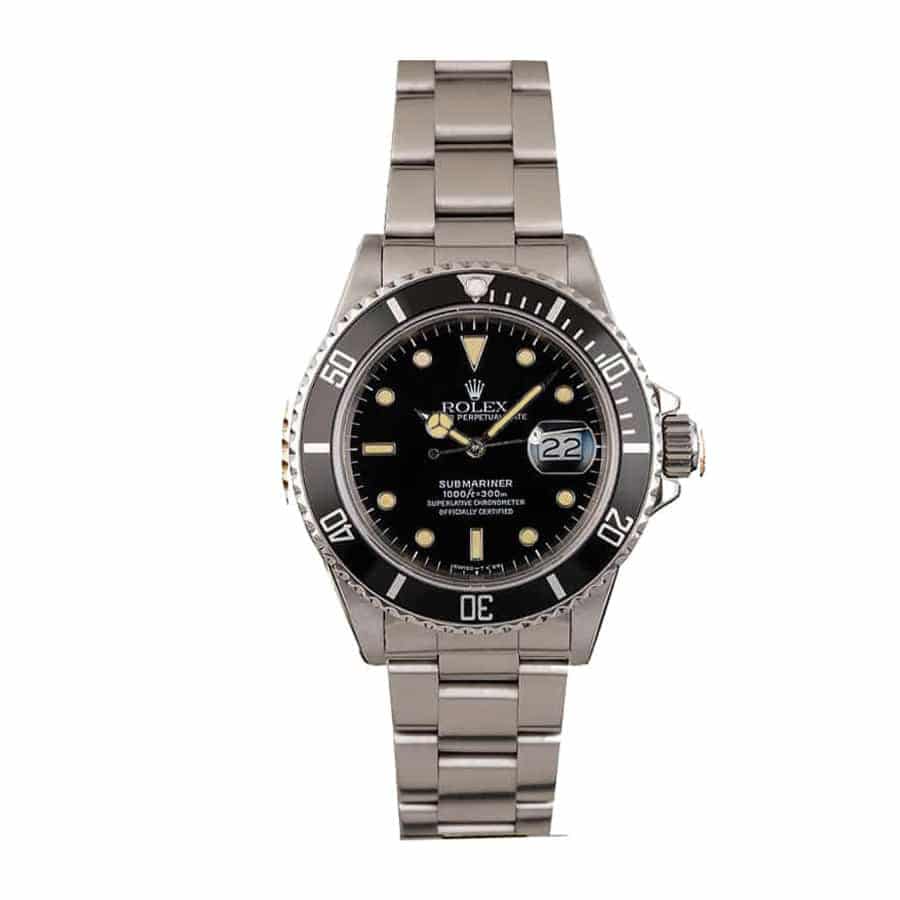 Vintage Style Black Dial 40mm Men