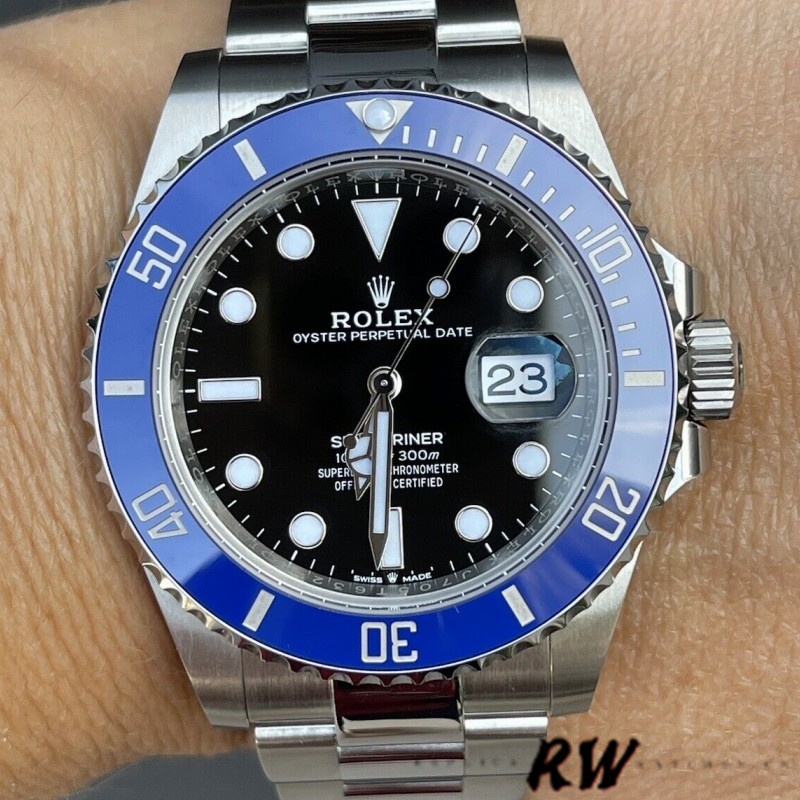 Blue Bezel Black Dial