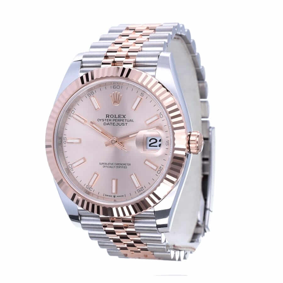 Sundust Dial Rose Gold 41mm Men