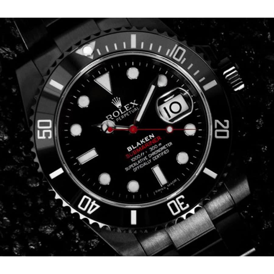 Black Dial Stainless Steel 41mm Men