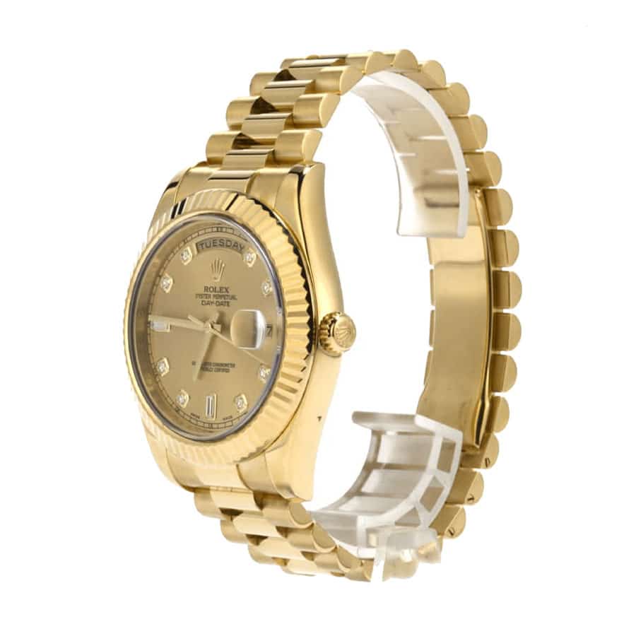 Champagne Dial Yellow Gold 40mm Men