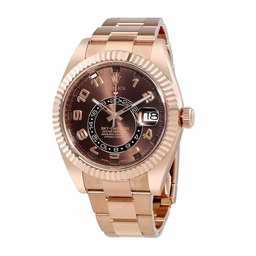 Rose Gold Black Dial 42mm Men
