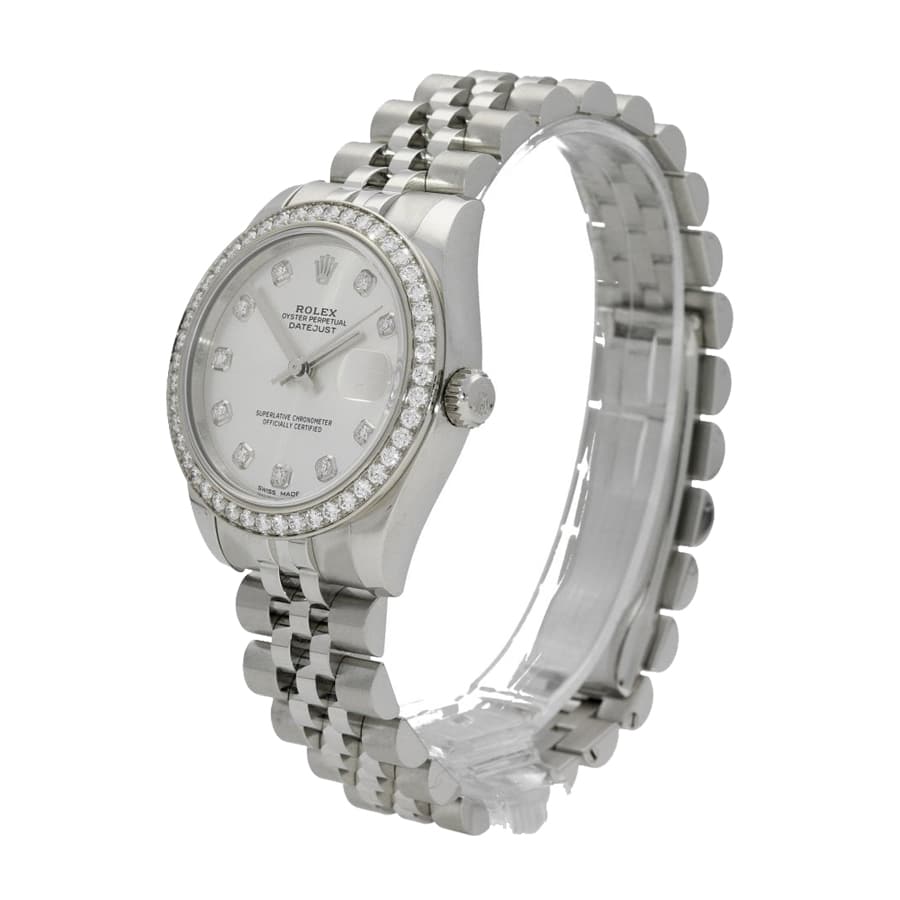 Black Diamond Dial White Gold 41mm Men