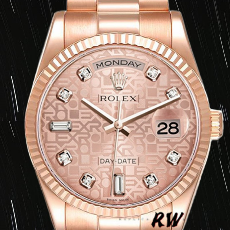 Pink Jubilee Dial Date