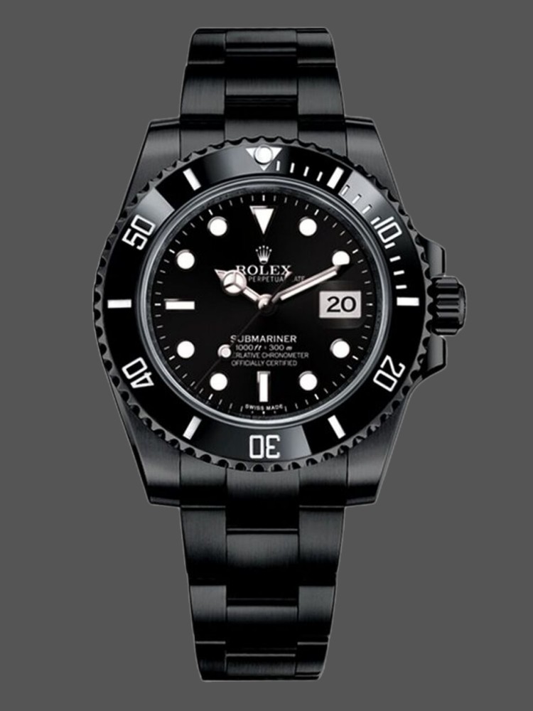 Black Dial PVD Coated Diver