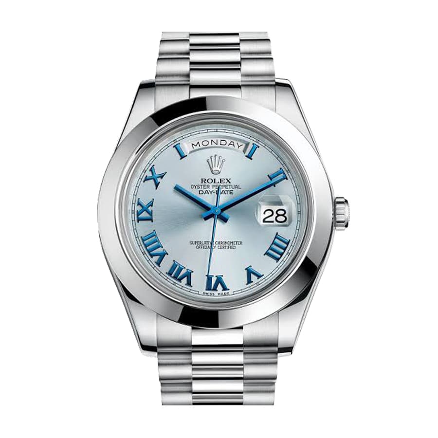Roman Numeral Dial Yellow Gold 40mm Men