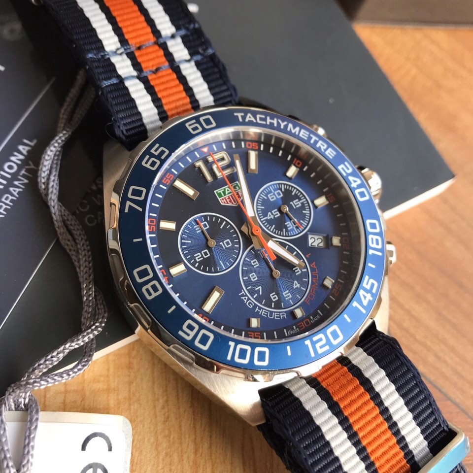 Monaco Bay Racer Chronograph - NATO Edition