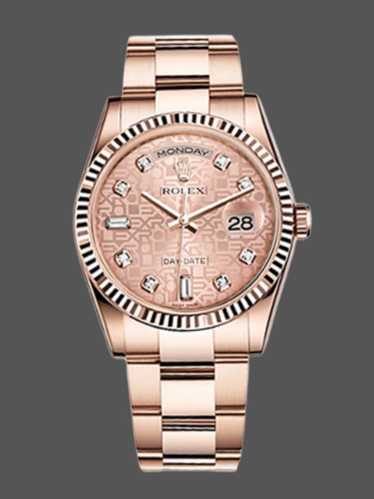 Pink Jubilee Dial Date