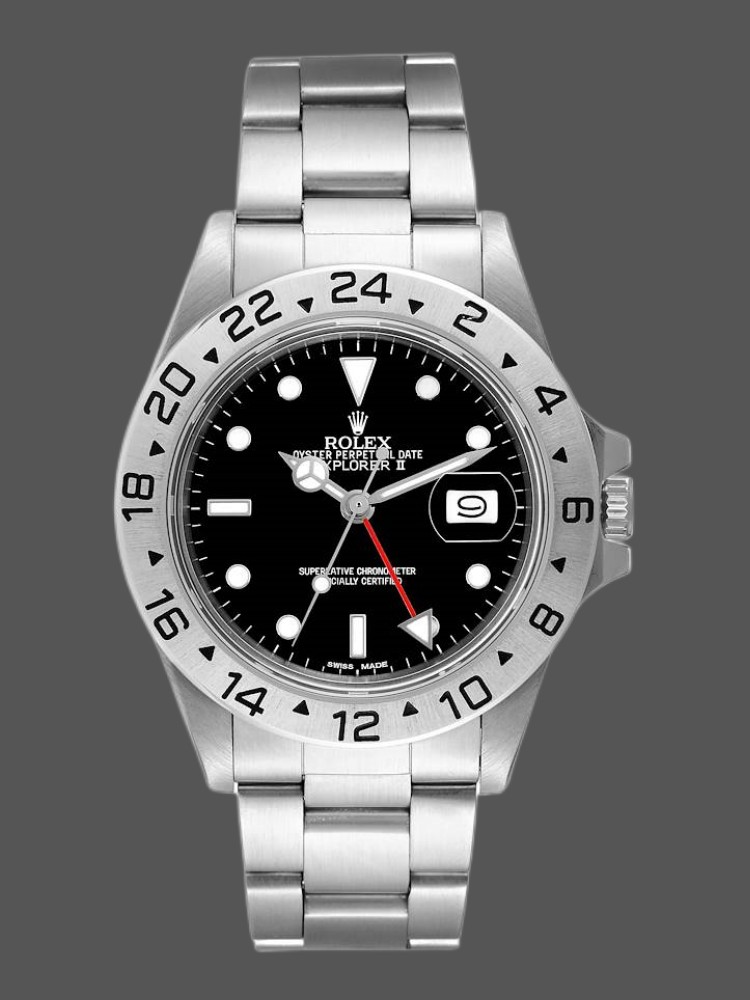 Stainless Steel Black Dial