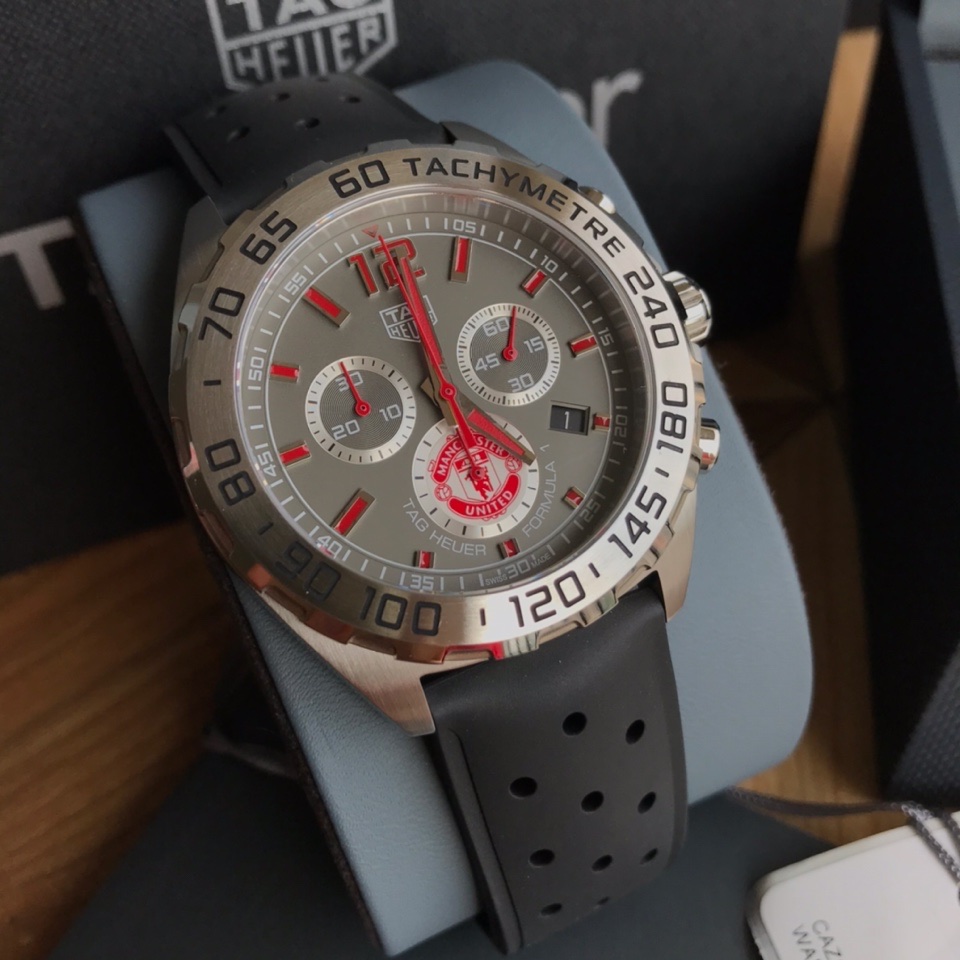 Graphite RPM Chronograph - Red & Grey