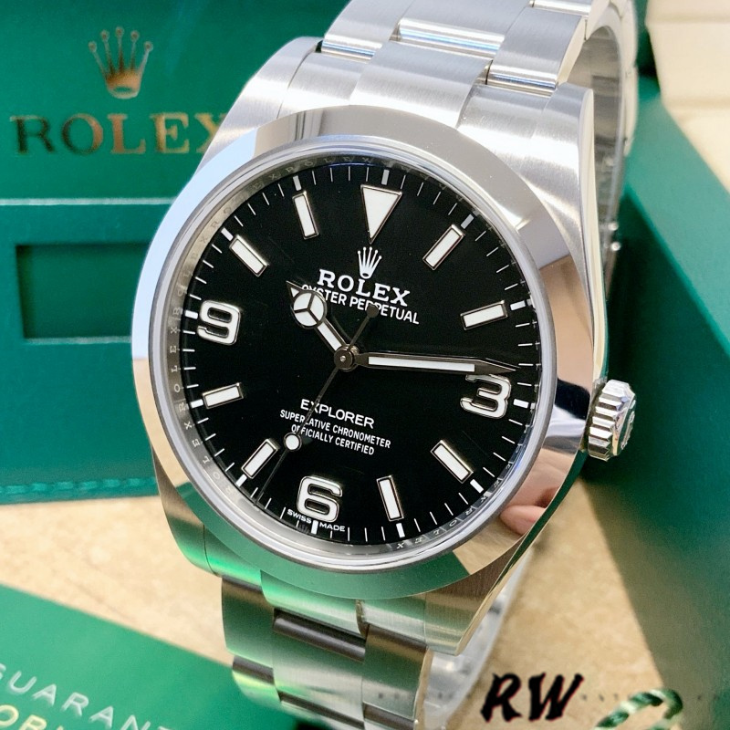 Black Dial Field Watch Automatic 39mm Mens