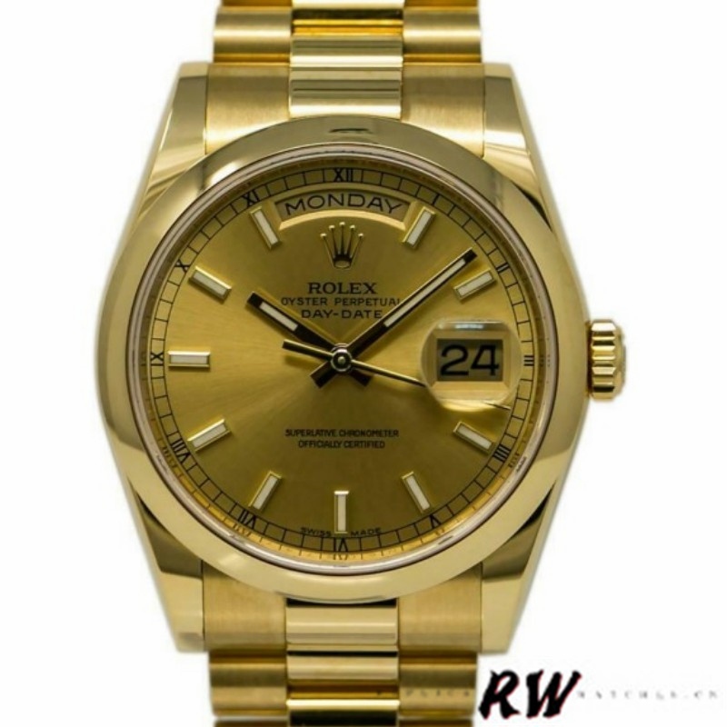 Yellow Gold Champagne Dial