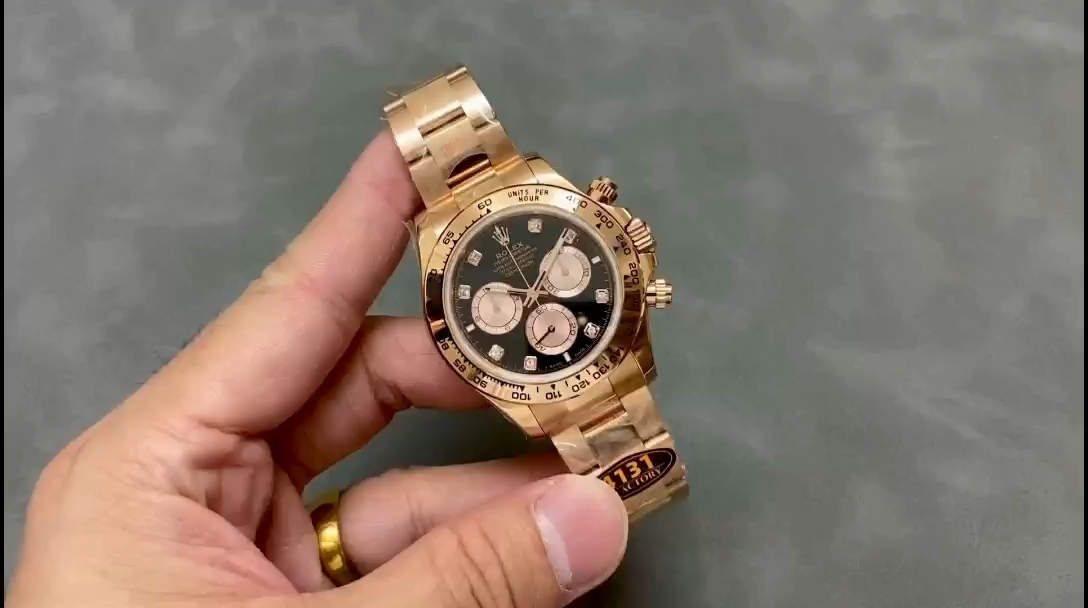 Black Dial Yellow Gold 40mm Men