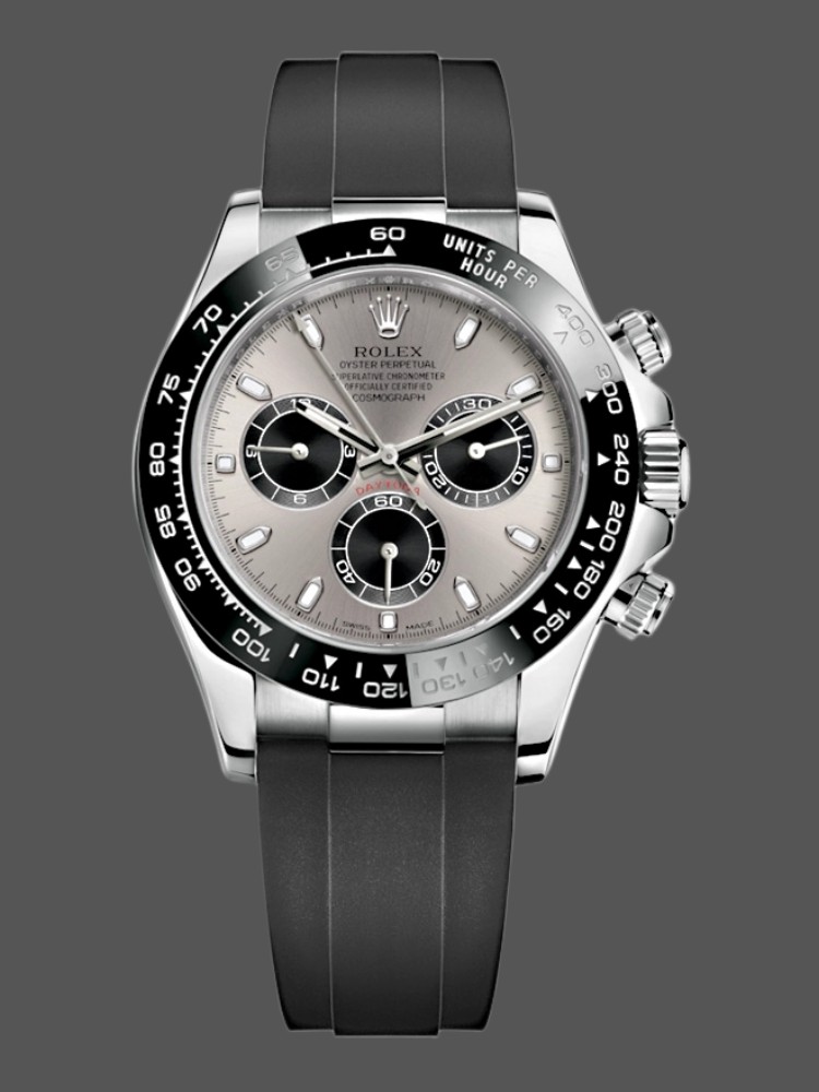 Grey Dial Chronograph 40mm Mens