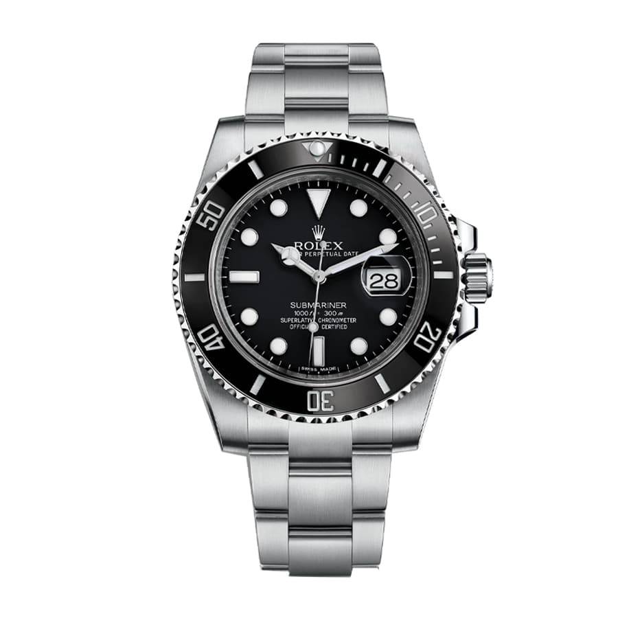 Black Dial Ceramic Bezel Stainless Steel 40mm Men