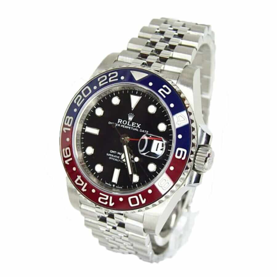 Red & Blue Bezel Stainless Steel 40mm Men