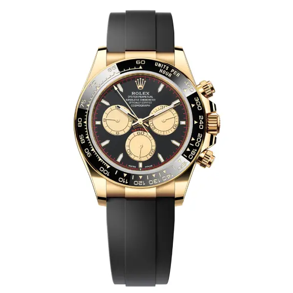 Arabic Numeral Dial Yellow Gold 40mm Men