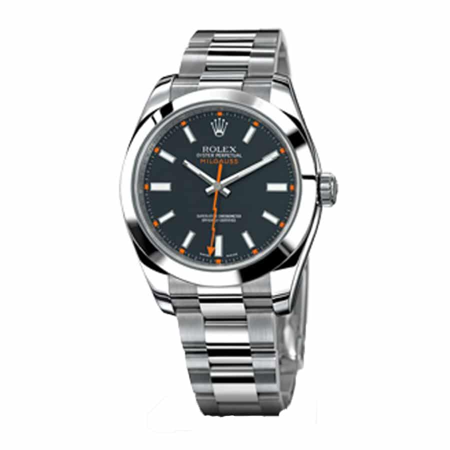 Black Dial Green Crystal 40mm Men