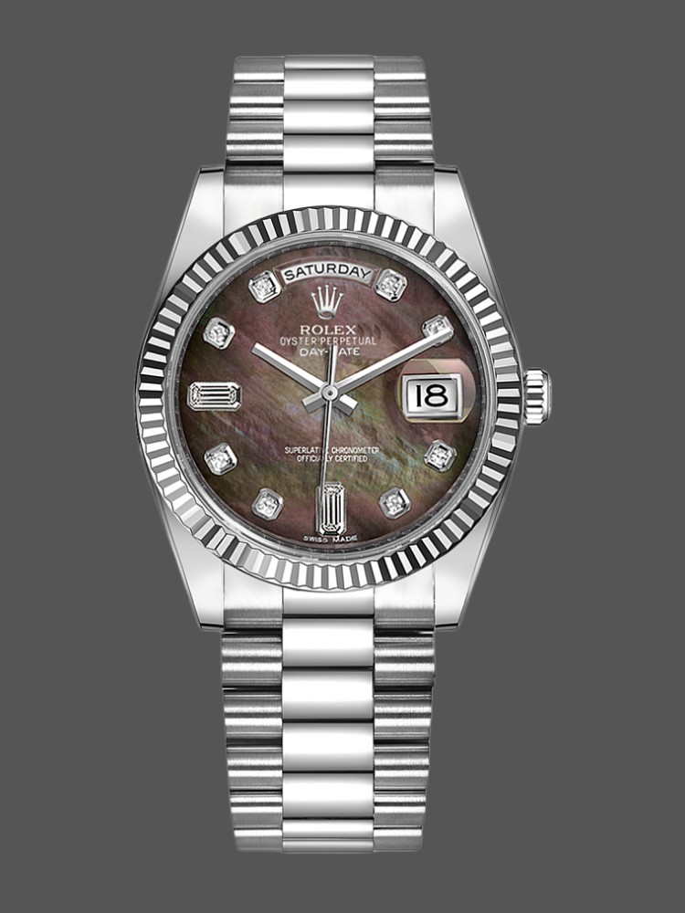 MOP Black Dial Date