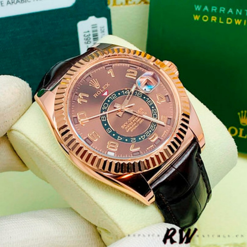 Chocolate Sunray Arabic Dial