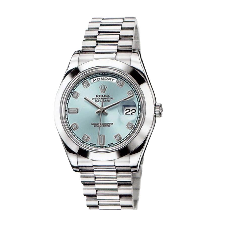 Ice Blue Dial Stainless Steel 39mm Men