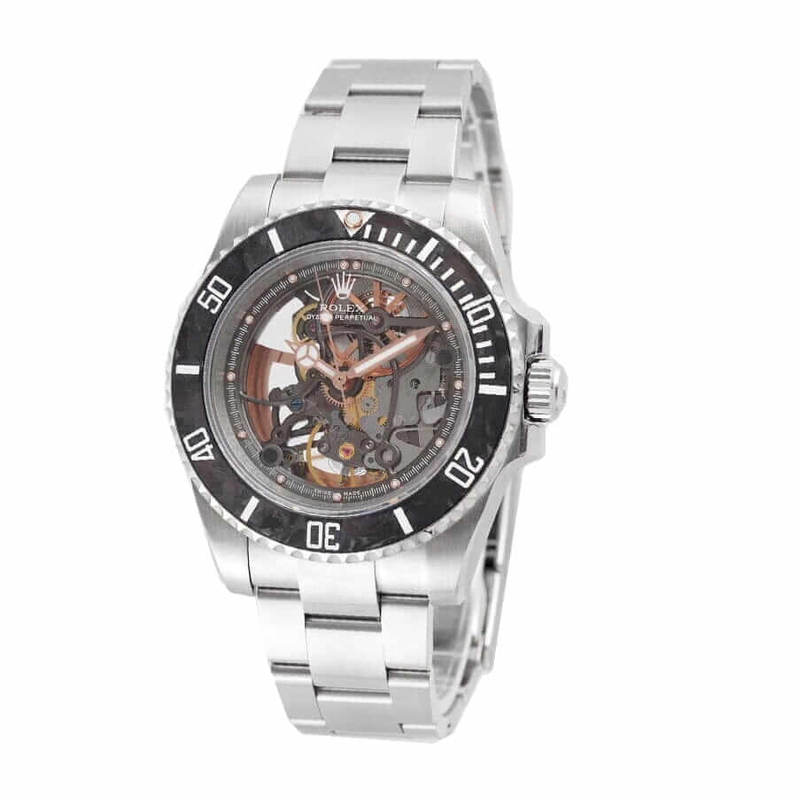Skeleton Dial Stainless Steel 39mm Men