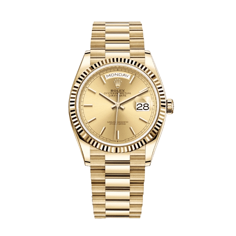 Yellow Gold Grey Dial 41mm Men