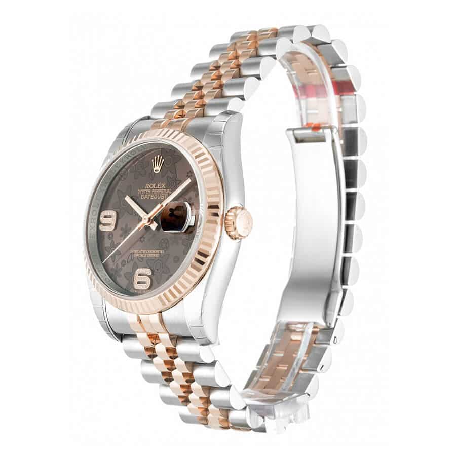 Chocolate Floral Dial Rose Gold 41mm Men