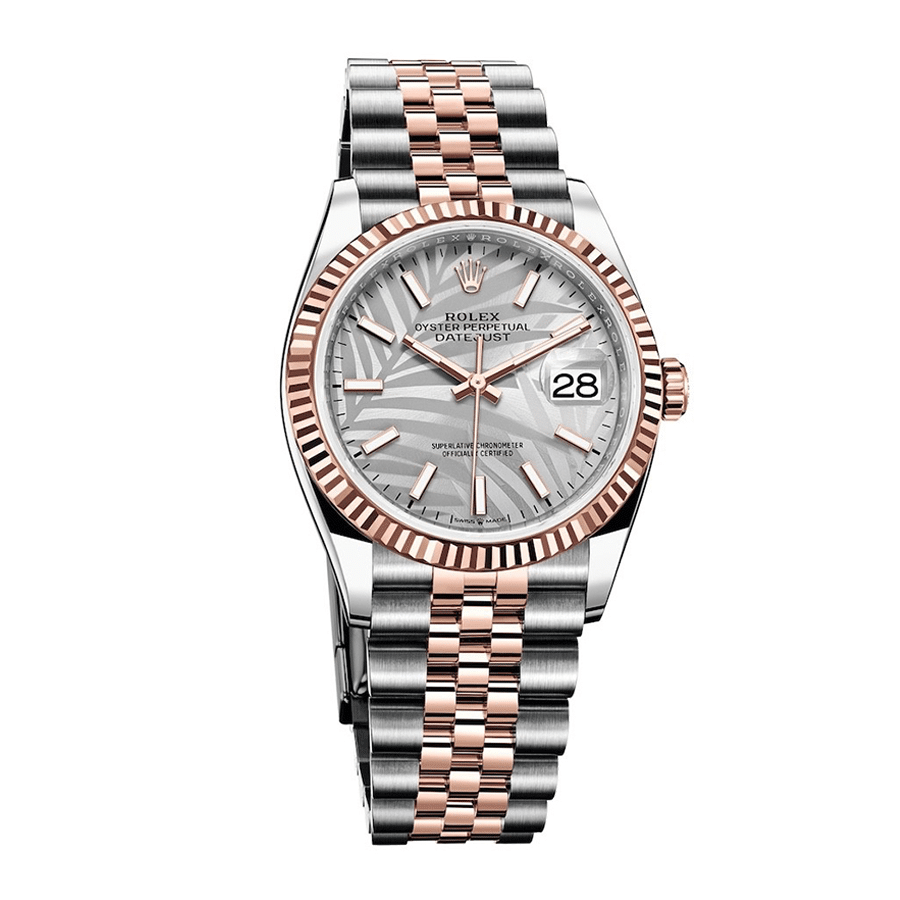 Two-Tone Grey Dial 36mm Men