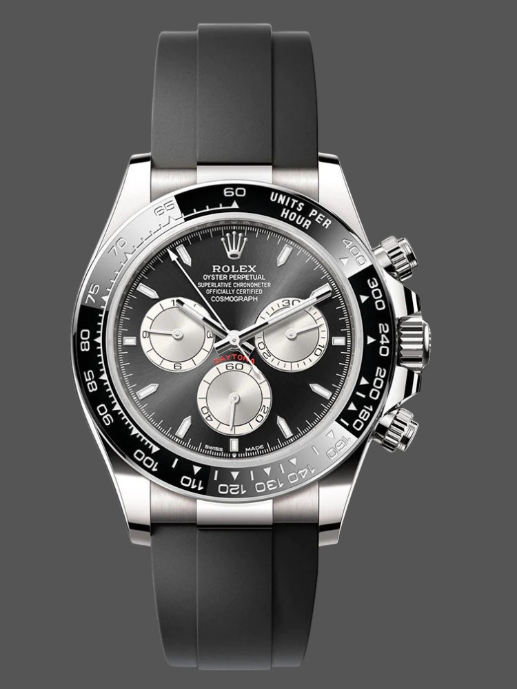 White Gold Black Dial 40mm Men